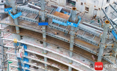 瞰海南丨海口江东中国石化自贸大厦项目加速推进，建筑施工服务再升级